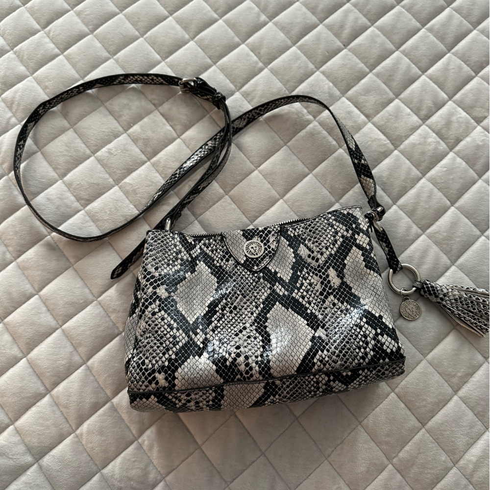 Anne Klein snake skin purse!!
